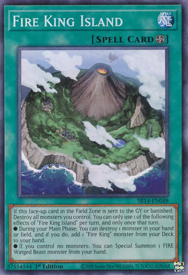 Fire King Island [SR14-EN048] Common | Amazing Games TCG