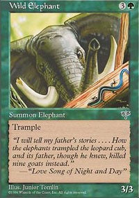 Wild Elephant [Mirage] | Amazing Games TCG