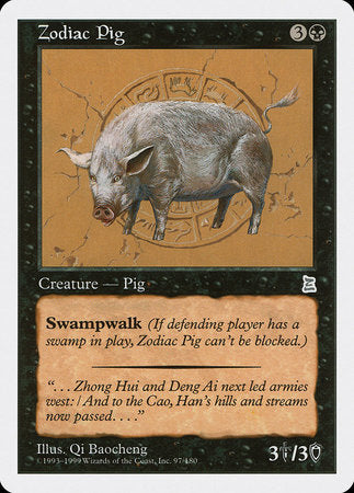 Zodiac Pig [Portal Three Kingdoms] | Amazing Games TCG