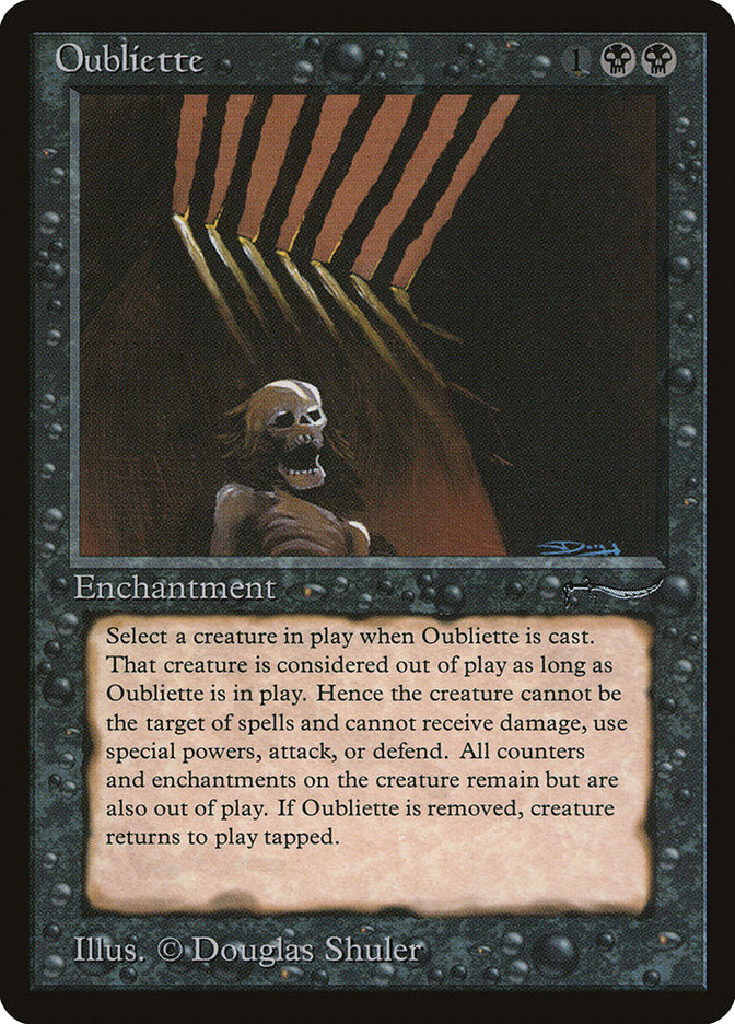 Oubliette (Dark Mana Cost) [Arabian Nights] | Amazing Games TCG