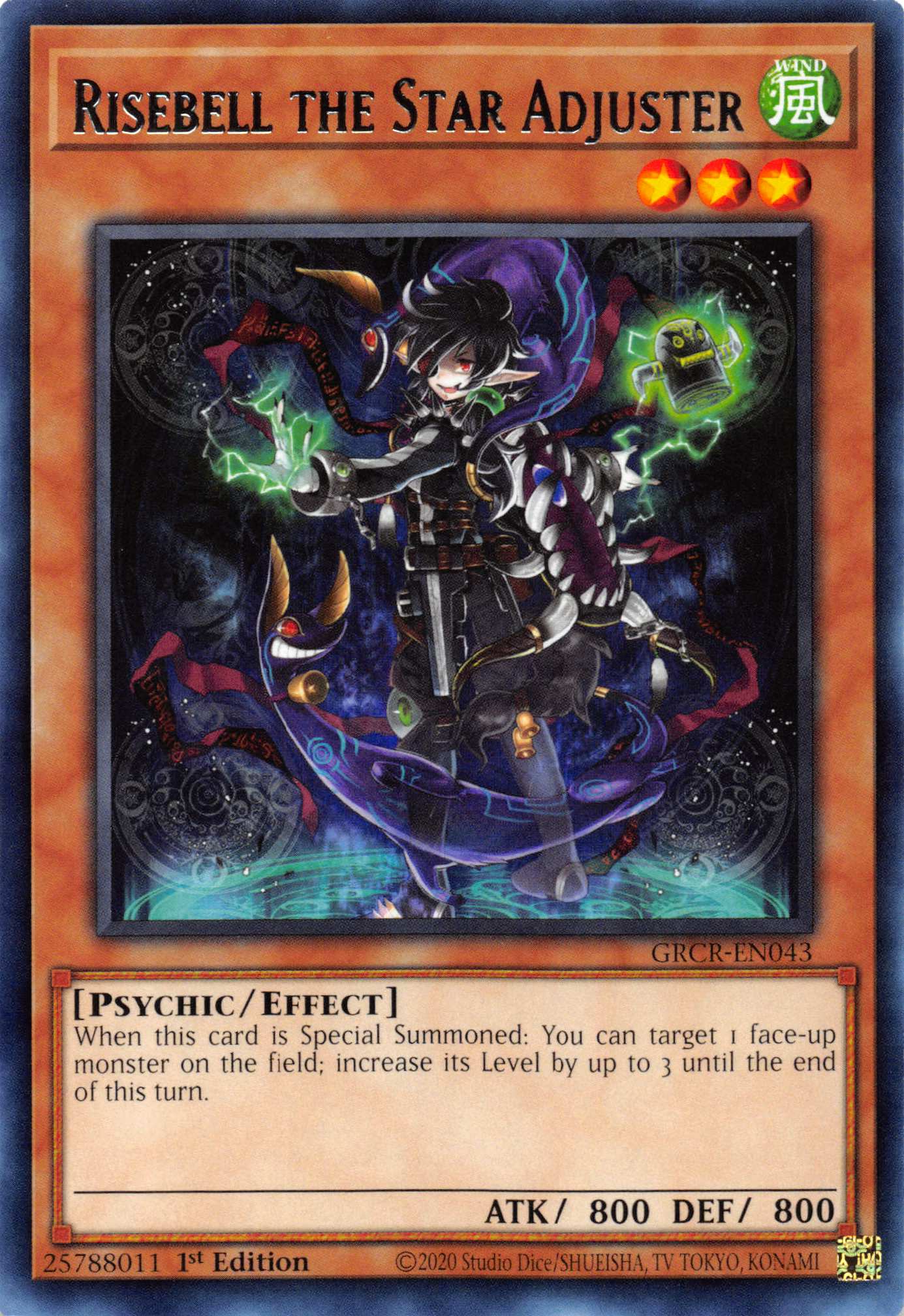 Risebell the Star Adjuster [GRCR-EN043] Rare | Amazing Games TCG