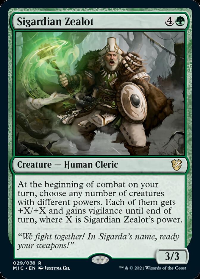 Sigardian Zealot [Innistrad: Midnight Hunt Commander] | Amazing Games TCG