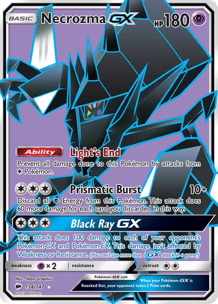 Necrozma GX (134/147) [Sun & Moon: Burning Shadows] | Amazing Games TCG