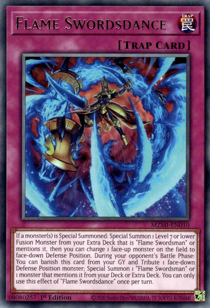 Flame Swordsdance [MZMI-EN010] Rare | Amazing Games TCG