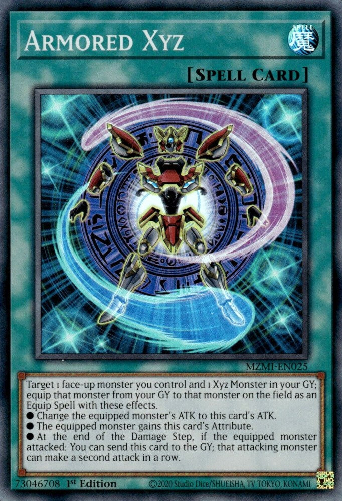 Armored Xyz [MZMI-EN025] Super Rare | Amazing Games TCG