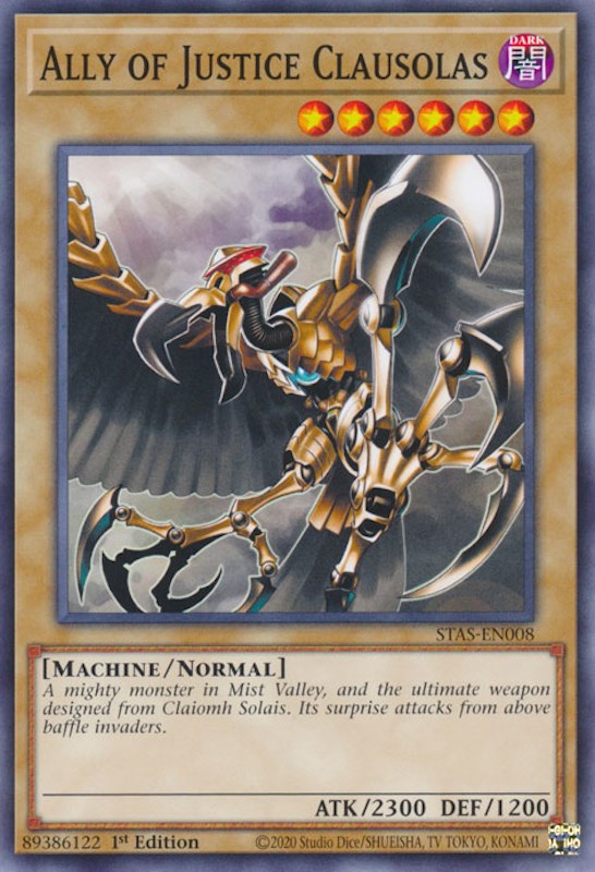 Ally of Justice Clausolas [STAS-EN008] Common | Amazing Games TCG