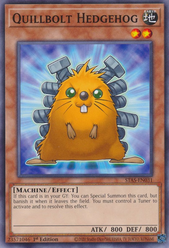 Quillbolt Hedgehog [STAS-EN031] Common | Amazing Games TCG