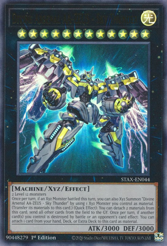 Divine Arsenal AA-ZEUS - Sky Thunder [STAX-EN044] Ultra Rare | Amazing Games TCG