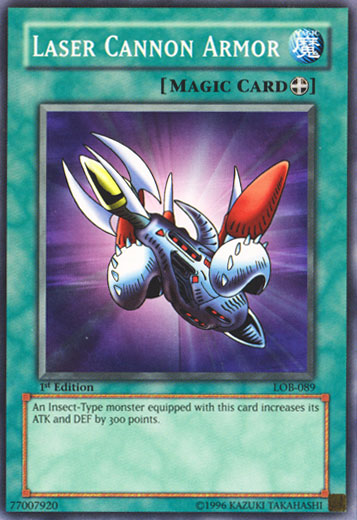 Laser Cannon Armor [LOB-089] Common | Amazing Games TCG