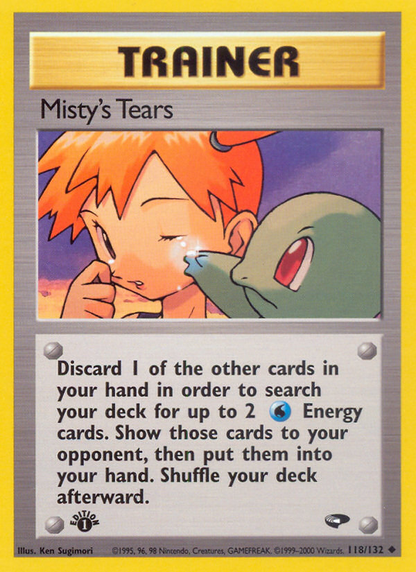 Misty's Tears (118/132) [Gym Challenge 1st Edition] | Amazing Games TCG