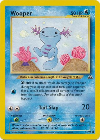 Wooper (71/75) [Neo Discovery Unlimited] | Amazing Games TCG