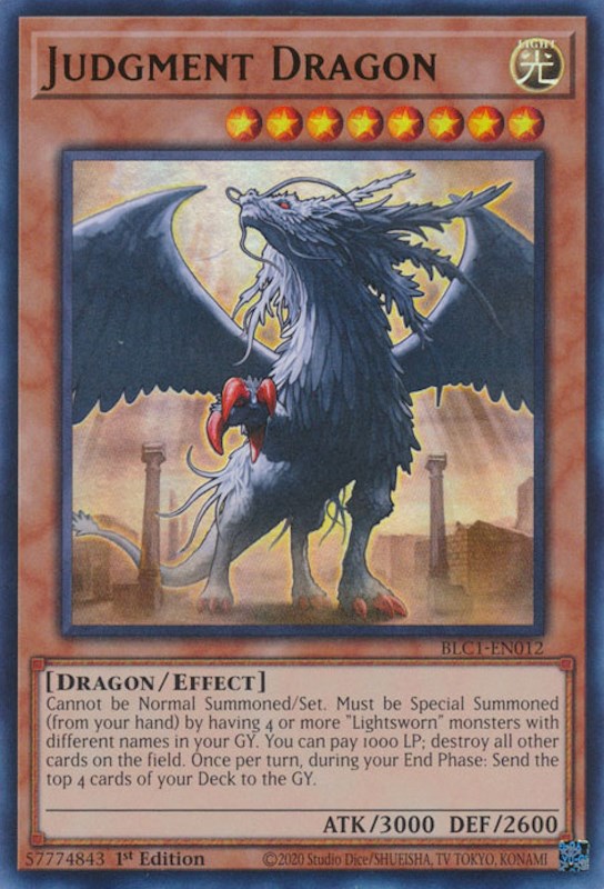 Judgment Dragon [BLC1-EN012] Ultra Rare | Amazing Games TCG