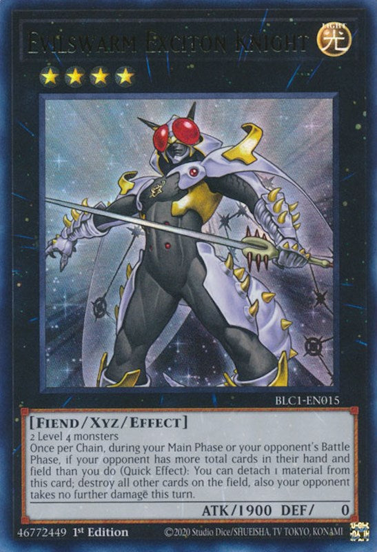 Evilswarm Exciton Knight [BLC1-EN015] Ultra Rare | Amazing Games TCG