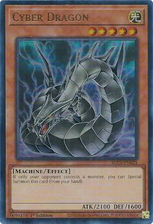 Cyber Dragon (Alternate Art) [BLC1-EN021] Ultra Rare | Amazing Games TCG