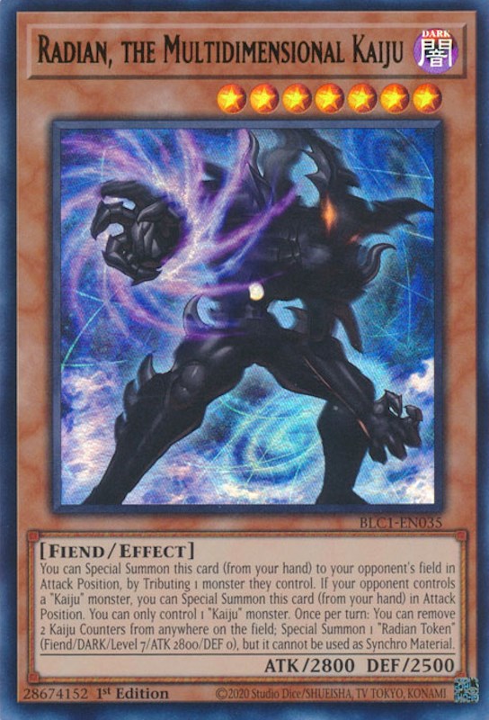 Radian, the Multidimensional Kaiju [BLC1-EN035] Ultra Rare | Amazing Games TCG