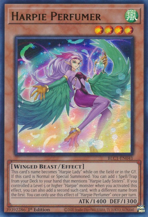 Harpie Perfumer [BLC1-EN041] Ultra Rare | Amazing Games TCG