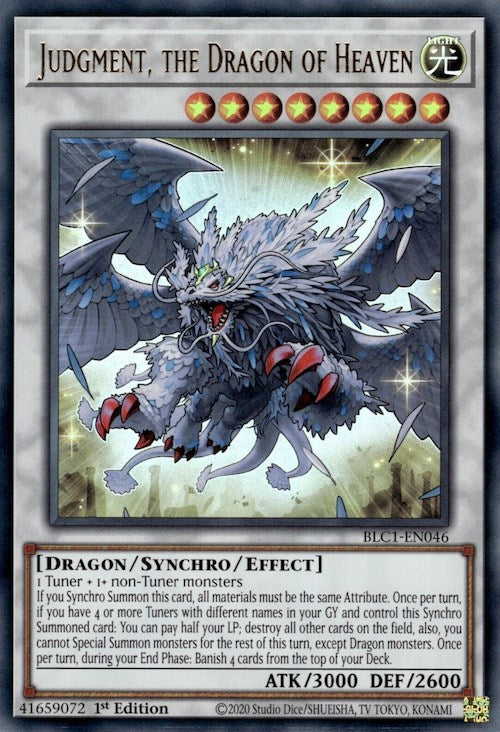 Judgment, the Dragon of Heaven [BLC1-EN046] Ultra Rare | Amazing Games TCG