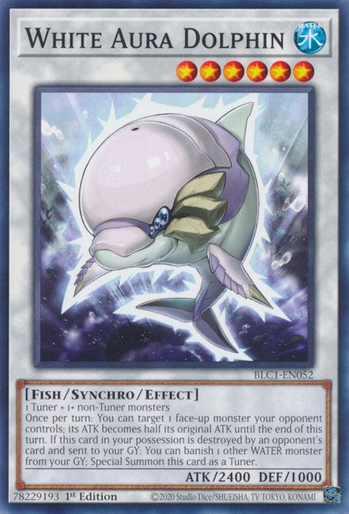 White Aura Dolphin [BLC1-EN052] Common | Amazing Games TCG