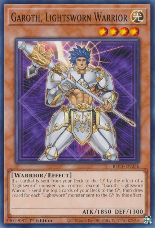 Garoth, Lightsworn Warrior [BLC1-EN056] Common | Amazing Games TCG