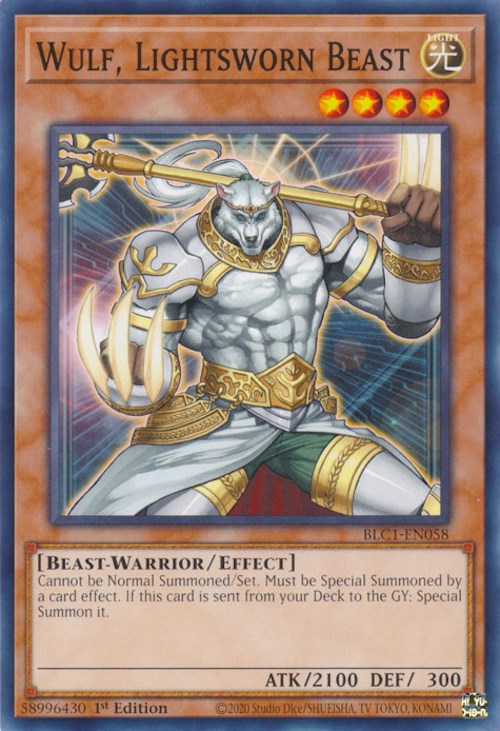 Wulf, Lightsworn Beast [BLC1-EN058] Common | Amazing Games TCG