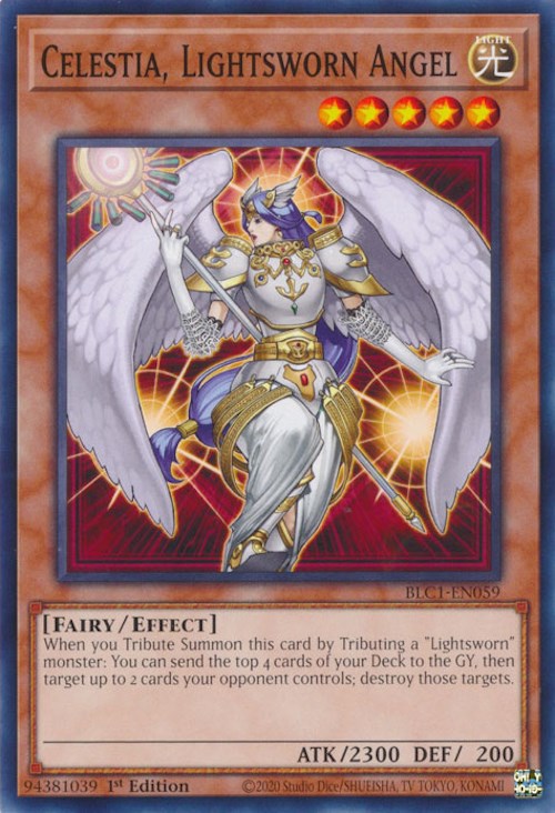 Celestia, Lightsworn Angel [BLC1-EN059] Common | Amazing Games TCG