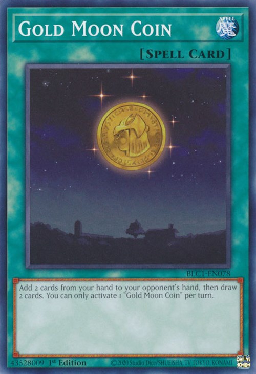 Gold Moon Coin [BLC1-EN078] Common | Amazing Games TCG