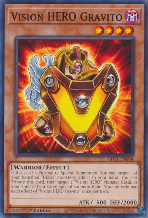 Vision HERO Gravito [BLC1-EN084] Common | Amazing Games TCG