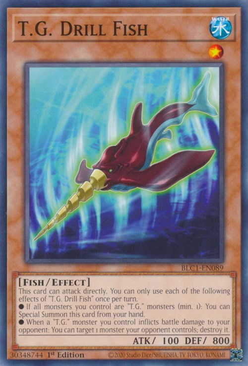 T.G. Drill Fish [BLC1-EN089] Common | Amazing Games TCG