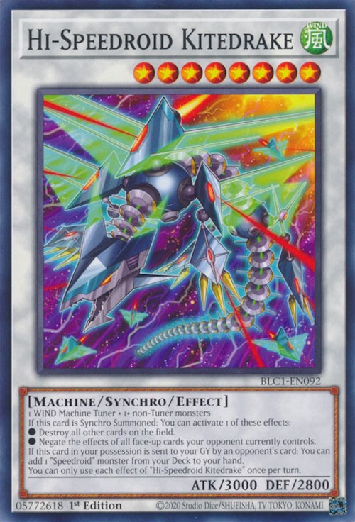 Hi-Speedroid Kitedrake [BLC1-EN092] Common | Amazing Games TCG