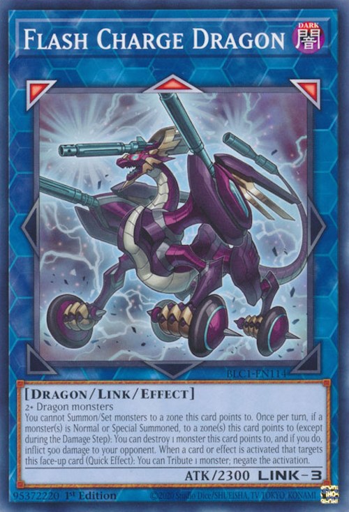 Flash Charge Dragon [BLC1-EN114] Common | Amazing Games TCG