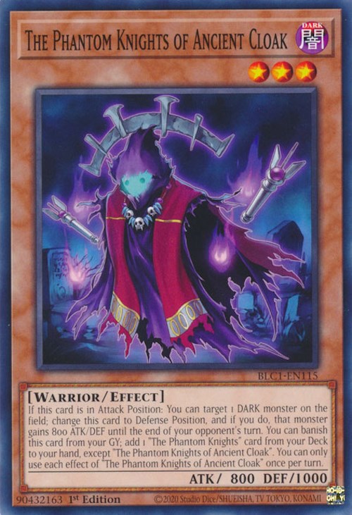 The Phantom Knights of Ancient Cloak [BLC1-EN115] Common | Amazing Games TCG