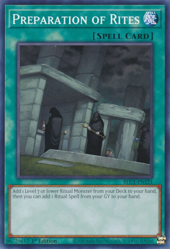 Preparation of Rites [BLC1-EN121] Common | Amazing Games TCG