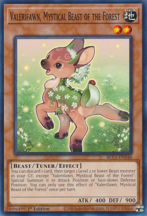 Valerifawn, Mystical Beast of the Forest [BLC1-EN148] Common | Amazing Games TCG