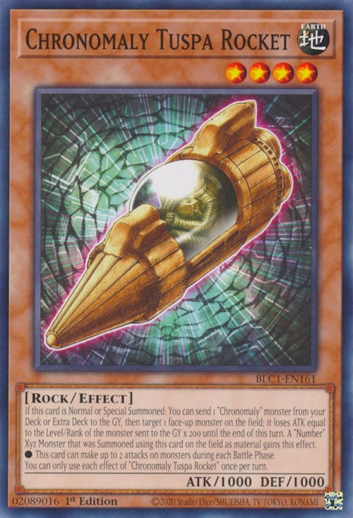 Chronomaly Tuspa Rocket [BLC1-EN161] Common | Amazing Games TCG