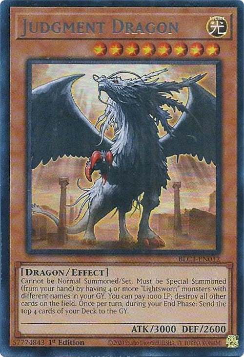 Judgment Dragon (Silver) [BLC1-EN012] Ultra Rare | Amazing Games TCG