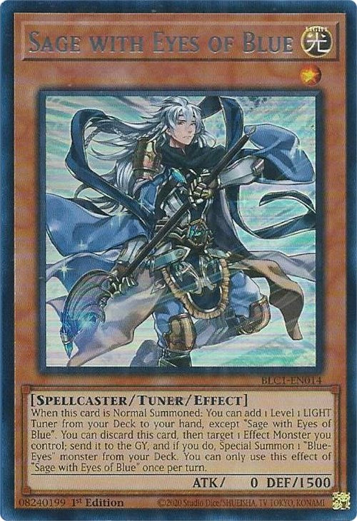 Sage with Eyes of Blue (Silver) [BLC1-EN014] Ultra Rare | Amazing Games TCG