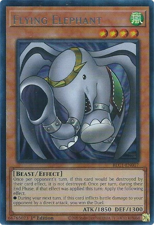 Flying Elephant (Silver) [BLC1-EN017] Ultra Rare | Amazing Games TCG