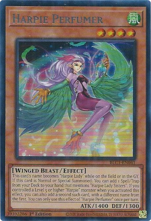 Harpie Perfumer (Silver) [BLC1-EN041] Ultra Rare | Amazing Games TCG