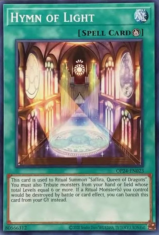 Hymn of Light [OP24-EN023] Common | Amazing Games TCG