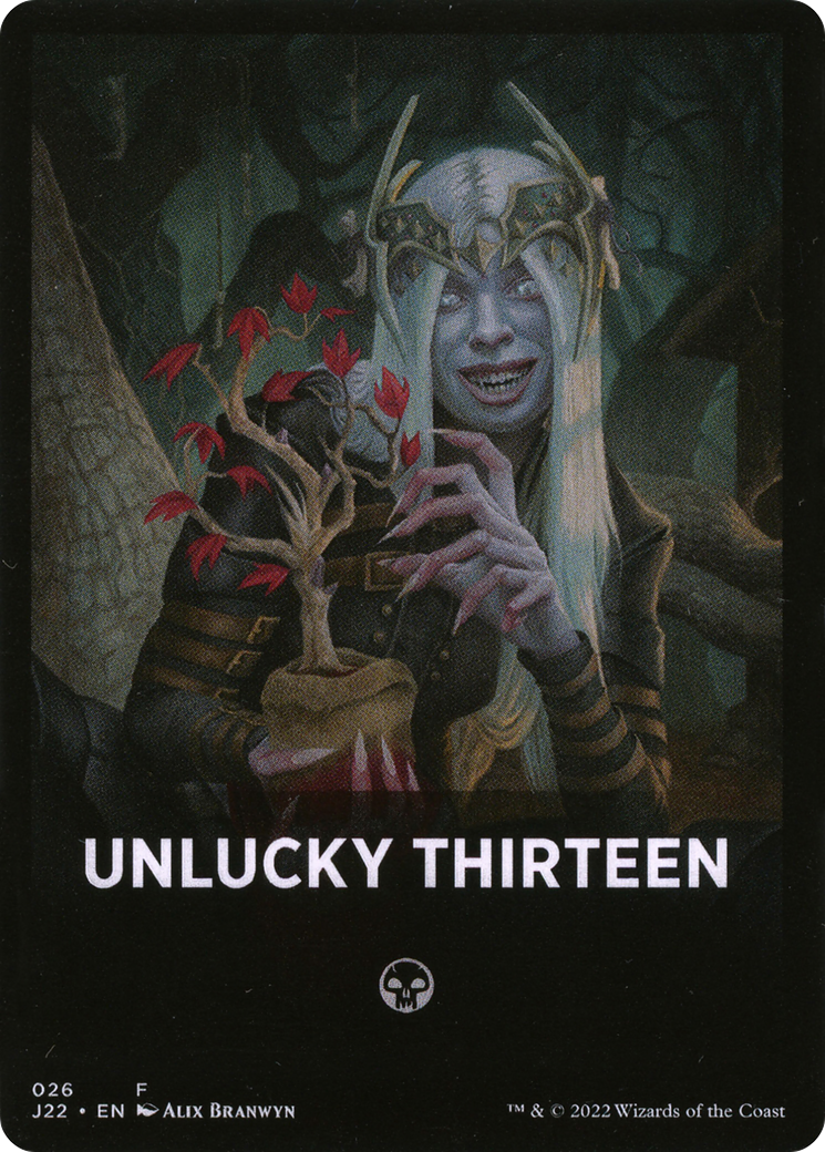 Unlucky Thirteen Theme Card [Jumpstart 2022 Front Cards] | Amazing Games TCG