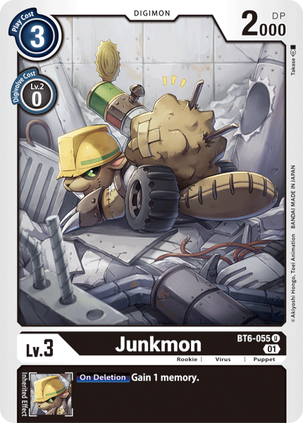 Junkmon [BT6-055] [Double Diamond] | Amazing Games TCG