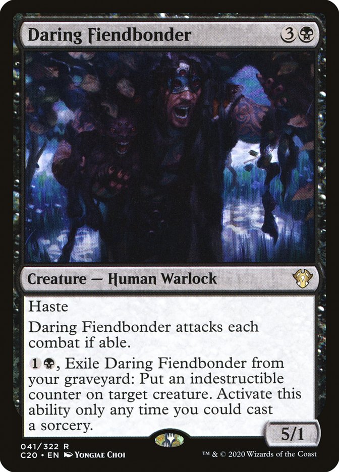 Daring Fiendbonder [Commander 2020] | Amazing Games TCG