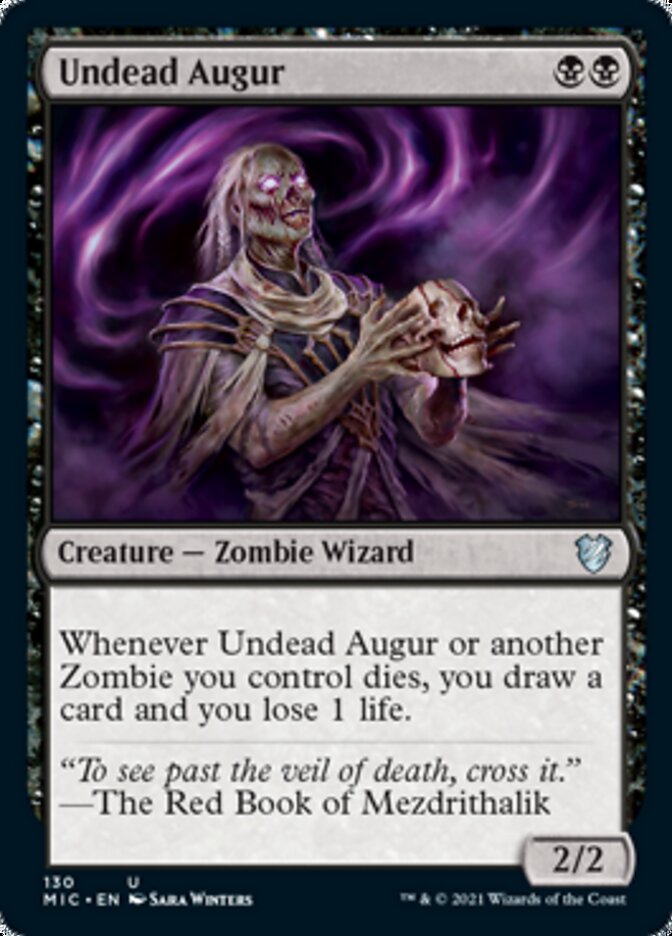 Undead Augur [Innistrad: Midnight Hunt Commander] | Amazing Games TCG