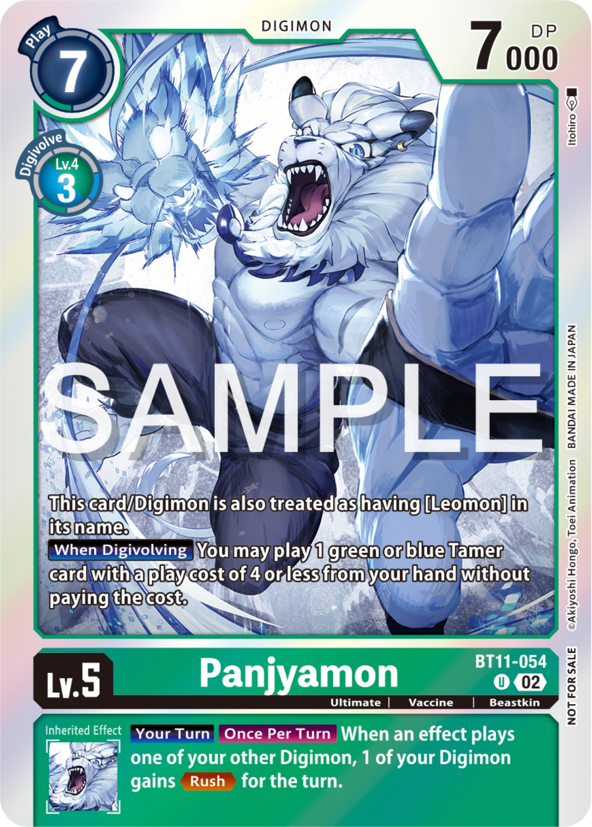 Panjyamon [BT11-054] (Event Pack 6) [Dimensional Phase Promos] | Amazing Games TCG