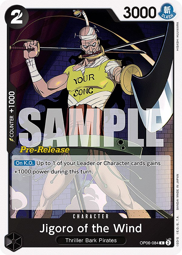 Jigoro of the Wind [Wings of the Captain Pre-Release Cards] | Amazing Games TCG