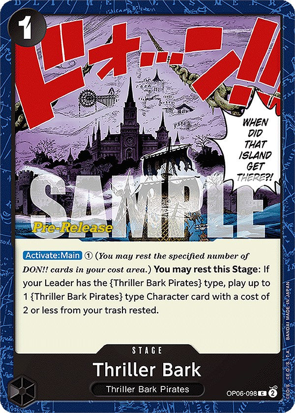 Thriller Bark [Wings of the Captain Pre-Release Cards] | Amazing Games TCG