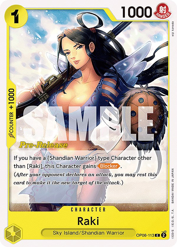 Raki [Wings of the Captain Pre-Release Cards] | Amazing Games TCG