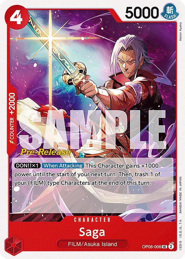 Saga [Wings of the Captain Pre-Release Cards] | Amazing Games TCG