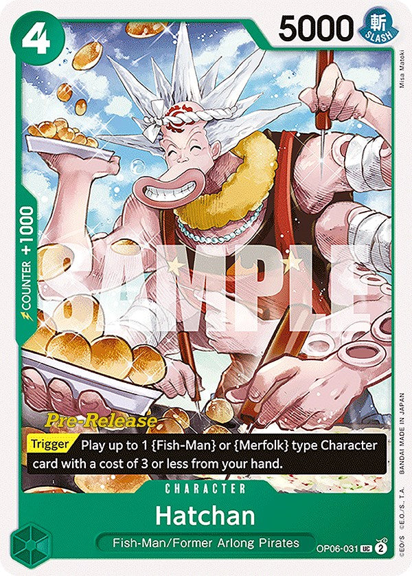 Hatchan [Wings of the Captain Pre-Release Cards] | Amazing Games TCG