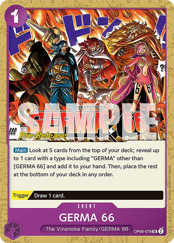 GERMA 66 [Wings of the Captain Pre-Release Cards] | Amazing Games TCG